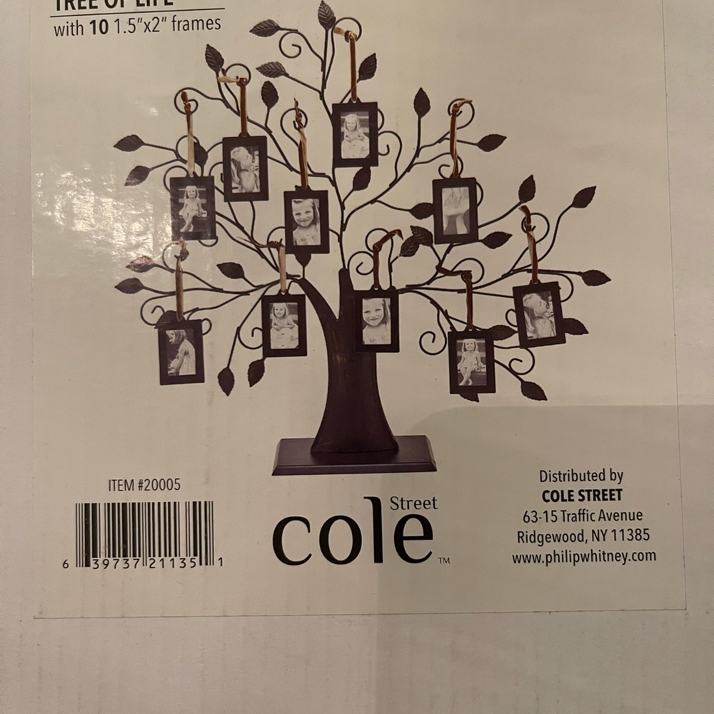 Family Tree Picture Display - Holds 10 pictures